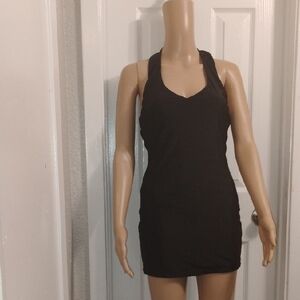 Black Halter Mini Dress